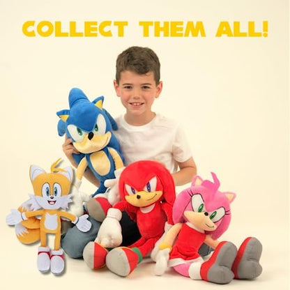Franco Super Soft Plush Anime Cuddle Pillow Buddy, 1 Count (Pack of 1), Sonic The Hedgehog Amy Rose
