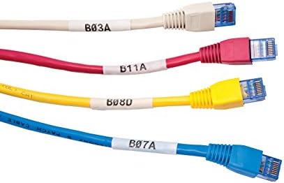 Brady Authentic (M21-1500-427) Self-Laminating Wire Wrap for Control and Electrical Panels, Datacom Cables, Black on White- For M210, M210-LAB, M211, BMP21-PLUS and BMP21-LAB Printers, 1.5" W 14' L