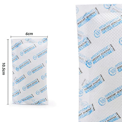 60 Packs 20 Gram Premium Silica Gel Dessicant Packs for Storage, Moisture Absorber Packets, Humidity Packs