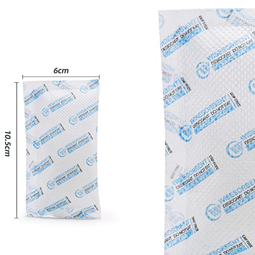 Silica Gel Packets, 20 Gram 90 Packs Dessicant Packets for Storage, Pure and Safe Silica Gel Desiccant Packs, Humidity Packs