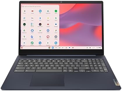 Lenovo IdeaPad 3i Chromebook, 15.6” FHD Display, Intel Celeron N4500, 8GB RAM, 64GB eMMC, 1920x1080 px, 720p Camera, Chrome OS, Abyss Blue