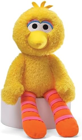 GUND Sesame Street Official Big Bird Take Along Buddy Plush, Premium Plush Toy for Ages 1 & Up, Yellow, 13”