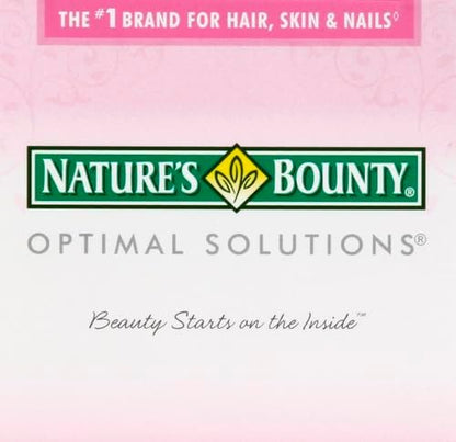 Nature's Bounty Advanced Hair, Skin & Nails, Argan-Infused Vitamin Supplement with Biotin and Hyaluronic Acid, 150 Rapid Release Softgels (Pack of 2)