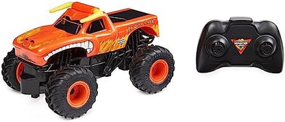 Monster Jam, Official El Toro Loco Remote Control Monster Truck for Boys and Girls, 1:24 Scale, 2.4 GHz, Kids Toys for Ages 4 and Up
