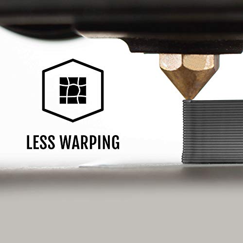 HATCHBOX 1.75mm Silver PLA 3D Printer Filament, 1 KG Spool, Dimensional Accuracy +/- 0.03 mm, 3D Printing Filament