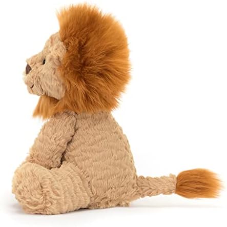 Jellycat Fuddlewuddle Lion Stuffed Animal, Medium 9 inches - Big Cat Plush Toy - Classic Children's Gift