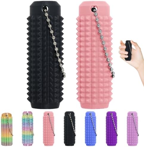 Little Ouchies Fidget Toys,Pain Stim Fidget Toy Reduce Stress for Adults,Anxiety Relief Pain Stim,Spiky Fidget Keychain for Anxiety and Stress Reduction,Novelty Gifts for Friends 6PCS