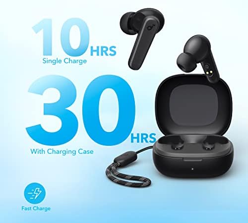 Soundcore by Anker P20i True Wireless Earbuds, 10mm Drivers with Big Bass, Bluetooth 5.3, 30H Long Playtime, Water-Resistant, 2 Mics for AI Clear Calls, 22 Preset EQs, Customization via App