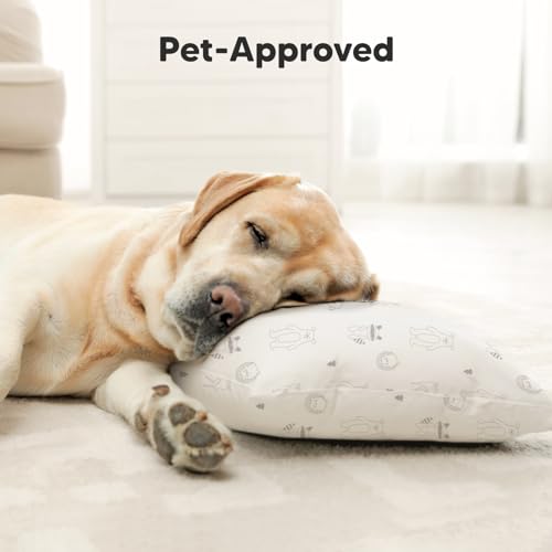 KeaBabies Toddler Pillow with Pillowcase, Jumbo 14X20 - Soft Organic Cotton Toddler Pillows for Sleeping - Machine Washable - Perfect for Travel, Toddler Bed Set (KeaFriends)