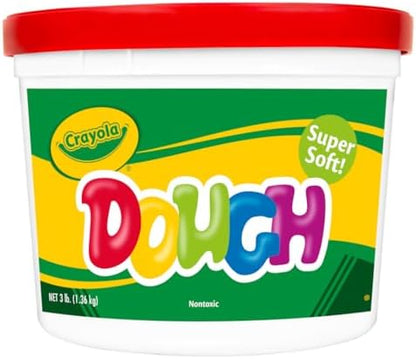 Crayola Dough - Red (3lb), Bulk Modeling Dough for Kids, Clay Alternative, Resealable Tub, Ages 3+, Great for Kids Arts & Crafts