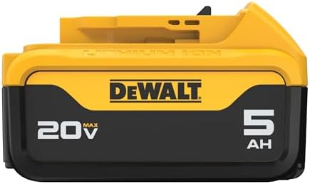 DEWALT 20V MAX Lithium-Ion Battery 2-Pack and Charger, 5.0 Ah, Battery Starter Kit (DCB205-2c)