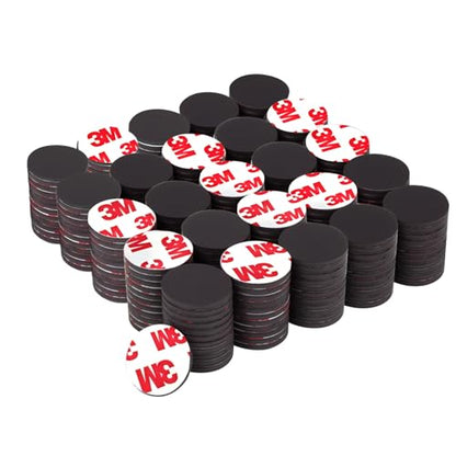 Magnetic Dots with Adhesive Backing (Diameter 1.2" x 0.08"), 240 Pieces Anisotropy Circle Magnets for DIY, Art Projects, Whiteboards & Fridge