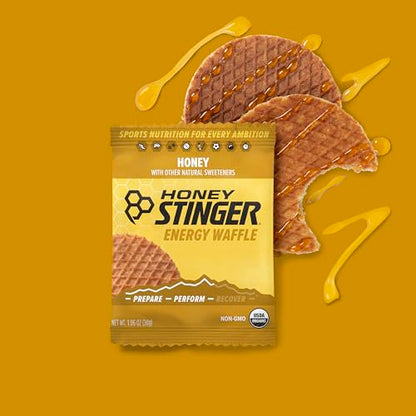 Honey Stinger Organic Energy Waffle Variety Pack, 12 Honey Waffles and 6 Vanilla, Nutritious Stroopwafel Snack for Exercise, Endurance and Performance