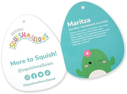 Squishmallows Original 12-Inch Maritza Green Cactus with Pink Flower - Official Jazwares Plush