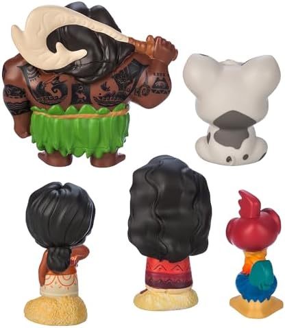 Disney Store Official Bath Set (Moana 2) - Kids Bath Accessories with Beloved Disney Characters - Colorful and Fun Bath Time Essentials for Kids - Suitable for All Ages