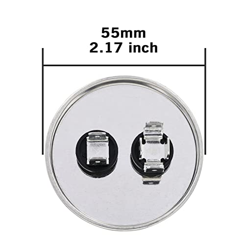 80uF 80 MFD 370VAC 440VAC 450VAC 50/60Hz CBB65 Run Start Capacitor for AC Unit Fan Motor Start or Pool Pump or Air Condenser Straight Cool