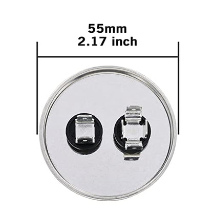 80uF 80 MFD 370VAC 440VAC 450VAC 50/60Hz CBB65 Run Start Capacitor for AC Unit Fan Motor Start or Pool Pump or Air Condenser Straight Cool
