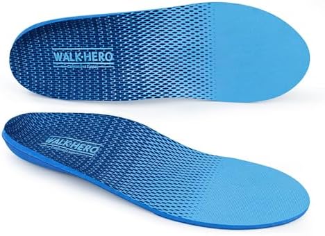 Plantar Fasciitis Feet Insoles Arch Supports Orthotics Inserts Relieve Flat Feet, High Arch (Mens 4-4 1/2 | Womens 6-6 1/2)