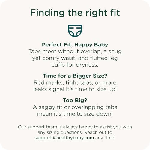 Our Diapers | EWG Verified Safe & Plant-Based Diapers | Leak Protection | Soft Organic Cotton Shell | Chlorine-Free Diaper for Sensitive Skin | Size 1 (7-14lbs) 70 Count