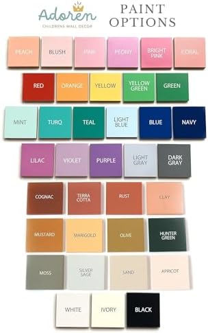 Custom Wood Name Sign for Nursery or Kids Room, Instant Font Preview, Multiple Styles Available Unpainted, Painted or Stained, Personalized Baby Gift (Style 9 - Popular Liam Font Only)