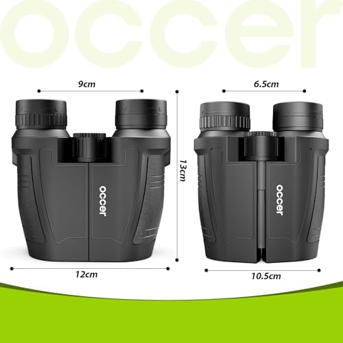 Occer 12x32 Compact Binoculars for Adults High Powered, Large Eyepiece Binocular for Kids - Easy Focus Binoculars for Bird Watching,Cruise Ship, Hunting,Travel,Sightseeing