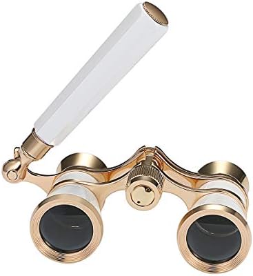 Aroncent Portable Binoculars 3x2.5 Magnification for Theatre Sports Concert Outdoor Camping Color Choice, Base Metal