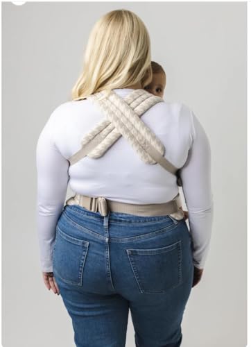 Mabē Monarch Ergonomic Baby Carrier – Premium Cotton Soft Structured Newborn to Toddler Carrier with Hip-Healthy Design, 3 Carry Positions (7-35lbs), Lightweight & Breathable, (Houndstooth)