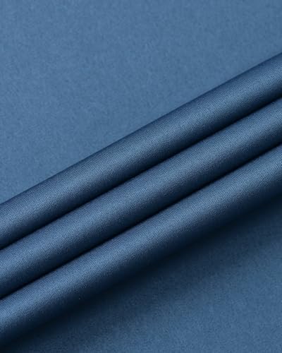 J.VER Men's Dress Shirts Solid Long Sleeve Stretch Wrinkle-Free Formal Shirt Business Casual Button Down Shirts