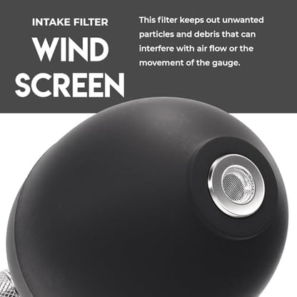 MDF Instruments, Extra Large Gauge Calibra Pro Aneroid Sphygmomanometer with Shock Guard & Adult Sized Cuff Included, Lifetime Calibration, Black Dial, Black Cuff, MDF808B11