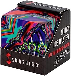 Shashibo Shape Shifting Box - STEM Magnetic Fidget Cube That Transforms Into Over 70 Shapes, Download Fun in Motion Toys Mobile App (Chaos)