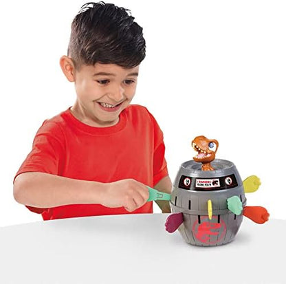 TOMY Pop Up T-Rex Board Game - Family and Preschool Kids Games for Family Game Night - Kids Activities and Jurassic World Toys - 2-4 Players - Ages 4 Years and Up