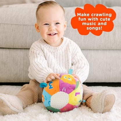 Move2Play, Hilariously Interactive Baby Ball with Music & Sound Effects | 1st Birthday Gift | Toddler Toy for Boys & Girls | Indoor/Outdoor | Age 6, 9, 12+ month | 1, 2, Year's Old