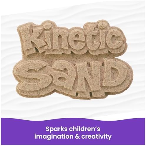 Kinetic Sand, 11lb (5kg) Natural Brown Play Sand Mega Box, Sensory Toys for Kids & Classroom, Back to School Teacher Must Haves (Packaging May Vary)