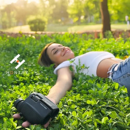 Hontry Binoculars for Adults and Kids, 10x25 Compact Binoculars for Bird Watching, Theater and Concerts, Cruise Ship and Sport Games