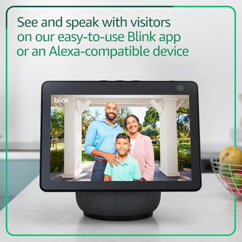Blink Video Doorbell (newest model) – Head-to-toe HD view, two-year battery life, and simple setup. Required Sync Module not included – Add-On (Black)