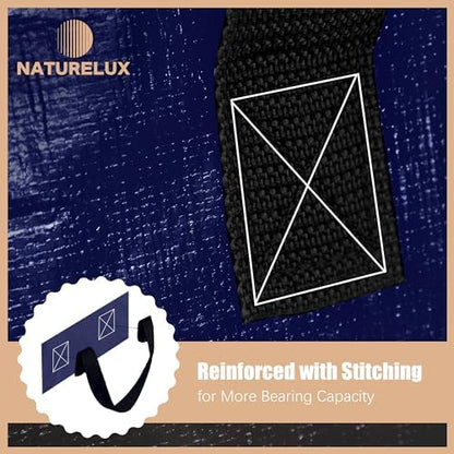 Heavy Duty Moving Bags with Backpack Straps and Strong Handles, Alternative to Moving Boxes and Storage Totes for Dorm Room Essentials, 6 Pack, Blue