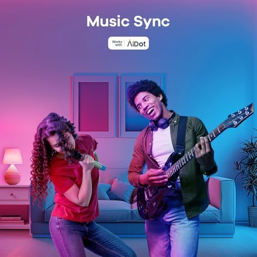 OREiN Matter Smart Light Bulb, Smart Light Bulbs Work with Apple Home, Alexa, Google Home, SmartThings, A19 Color Changing Light Bulbs 2.4Ghz WiFi, 800 Lumens Equivalent 60W 4Pack