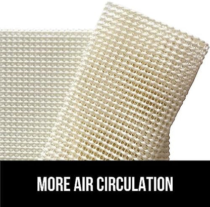 GORILLA GRIP Strong Rug Pad Gripper, 4x6 FT, US Designed, Grips Keep Area Rugs Safe and in Place, Thick, Slip and Skid Resistant Pads for Hard Floors, Under Carpet Mat Cushion and Hardwood Protection