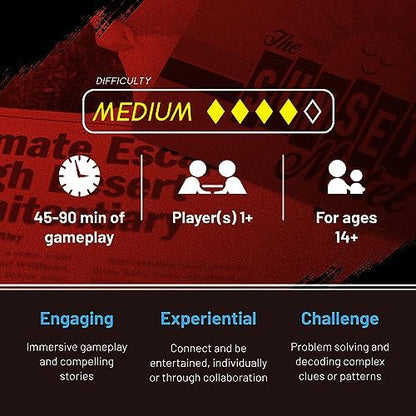 Hunt A Killer Murder at The Motel - an Immersive Murder Mystery Experience - for True Crime Fans with Evidence & Puzzles - Solve Crimes at Date Night or Family Game Night - Age 14+