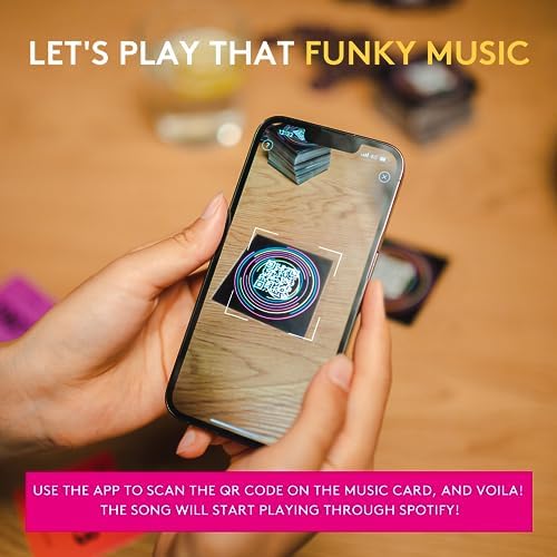 Jumbo Hitster - The Music Party Card Game, Fun Music Quiz Card Game, 2-10 Players - 300 Plus Iconic Music Hits - Great for Adult and Family Game Night