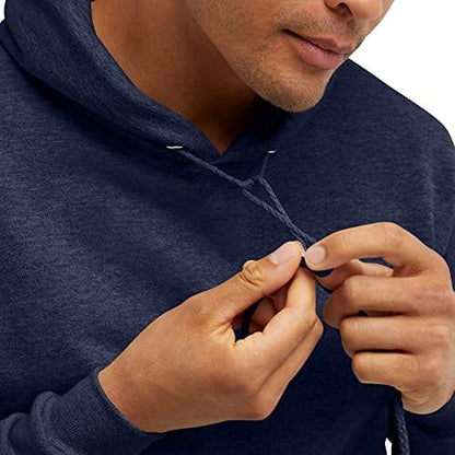 Hanes EcoSmart Hoodie, Midweight Fleece, Pullover Hooded Sweatshirt for Men