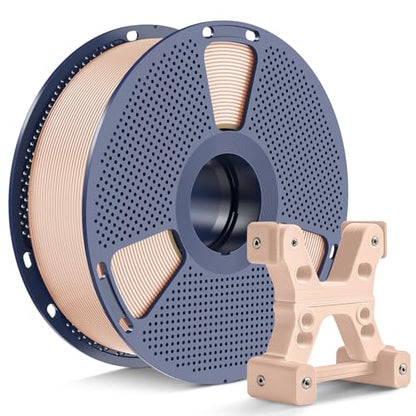 PETG Filament 1.75mm 2025 Upgrade Spool Compatible with Bambulab Refill Filament, 1kg(2.2lbs) SUNLU PETG 3D Printer Filament, 1.75mm Dimensional Accuracy +/- 0.02mm, Beige Skin