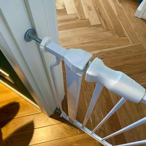BalanceFrom Walk Thru Safety Gate for Baby and Pets, Doorways, Stairways, Hallways, Fits 29.1-33.8 Inch Openings, 36 Inch Height, Graphite