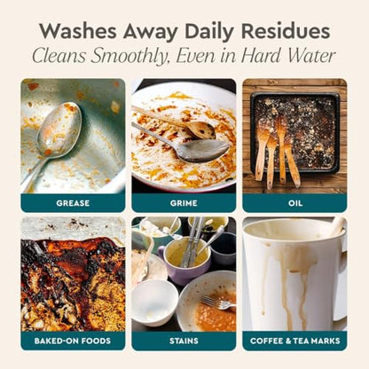 Puracy Dishwasher Pods, Natural Dishwasher Detergent, Citrus Skies Dish tabs - Enzyme-Powered, Spot & Residue Free - TikTok Trend Items, Must Haves from TikTok (Citrus Skies, 50 Count - 2 Pack)