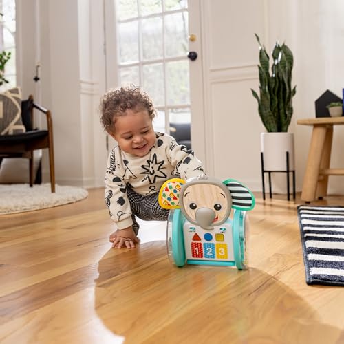 Baby Einstein Chase & Tap Earl Crawling Baby Toy, with Mirror and Music, Ages 6 Months and Up