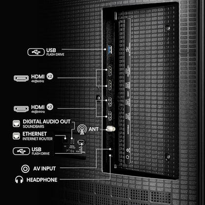 Hisense 75" Class QD7 Series Mini-LED 4K UHD Smart Fire TV (75QD7QF, 2025 Model) - QLED, Native 144hz, HDR10+, Dolby Vision, Dolby Atmos, Game Mode Pro, ALLM, Alexa Built in with Voice Remote, Black