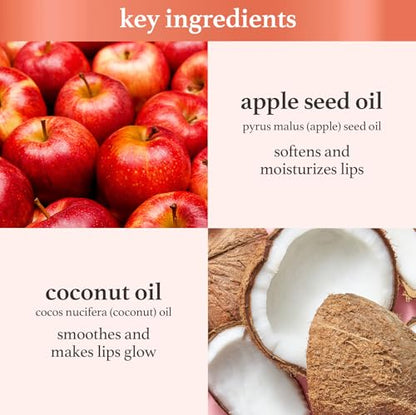 NOONI Korean Lip Oil Gift Set - Appleseed Lip Oil Trio, Tinted Lip Care, Hydrating, Lip Plumping, Long Lasting Moisture, Korean Vegan Makeup for Women, 0.12 Fl Oz x 3ea