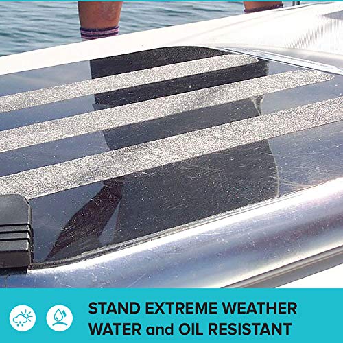 LifeGrip Anti Slip Transparent Anti Slip Tape, 8 inch by 30 feet, Non-Slip Traction Grip Tape to Tubs, Boats, Stairs, Clear, Soft, Comfortable for Bare feet (8" X 30')