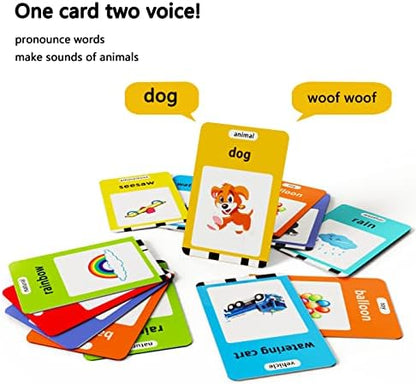 Lapare Audible Learning Toy with Music for Toddler Age 1 2 3 4 5, 520 Sight Words Talking Flash Cards Toy for Girls to Learn Alphabet Number Color Shapes and More