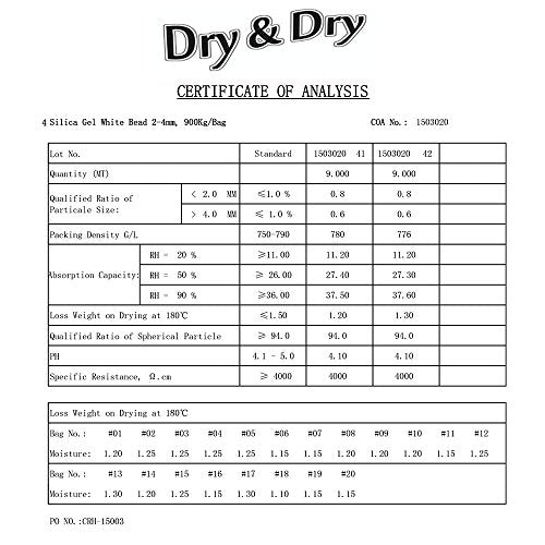 Dry & Dry 30 Gram [100 Packets] Silica Gel Packets Desiccants, Silica Packets - Rechargeable Silica Gel Packs, Moisture Absorbers, Desiccants Packets, Silica Gel